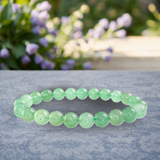 Bracelet Aventurine Verte — Ouvrir la chance