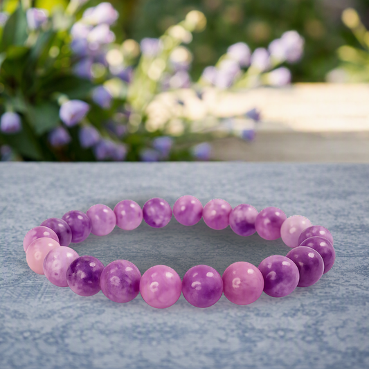 Bracelet Lépidolite — Apaiser le mental