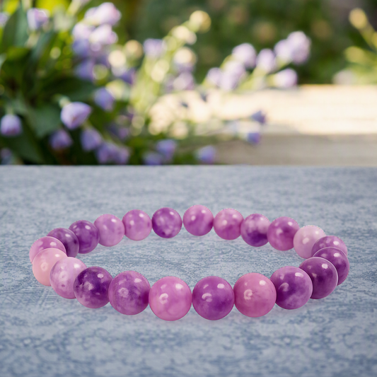 Bracelet Lépidolite — Apaiser le mental