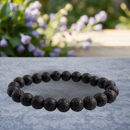 Bracelet Pierre de Lave — S'ancrer, ritualiser