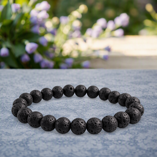 Bracelet Pierre de Lave — S'ancrer, ritualiser
