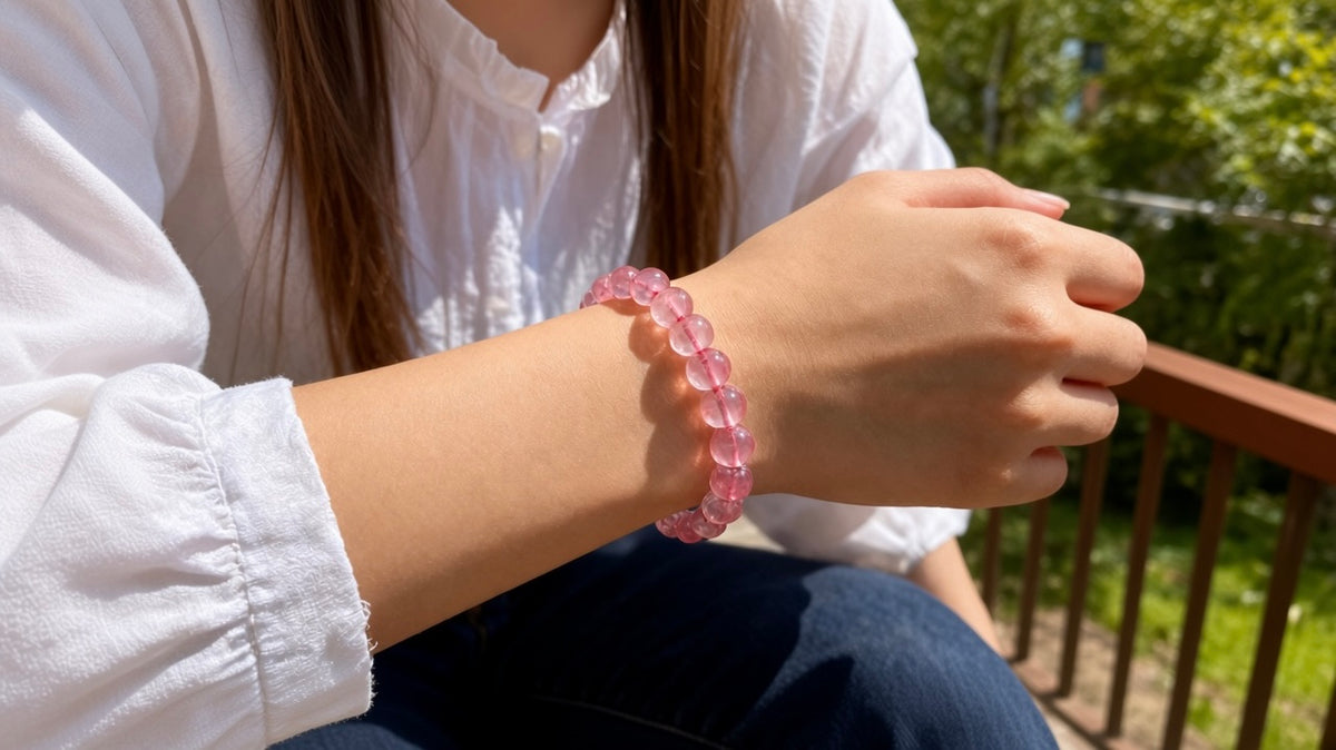 Coffret « Reviens à toi » — Quartz rose + Lépidolite (duo)