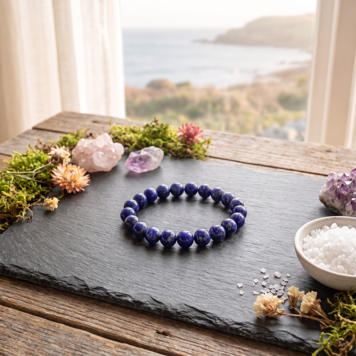 Bracelet Lapis-Lazuli — Y voir clair