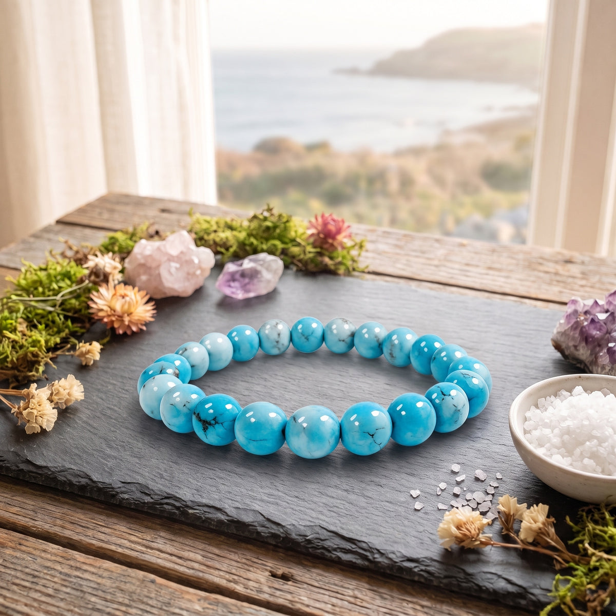 Bracelet Turquoise — Exprimer, apaiser