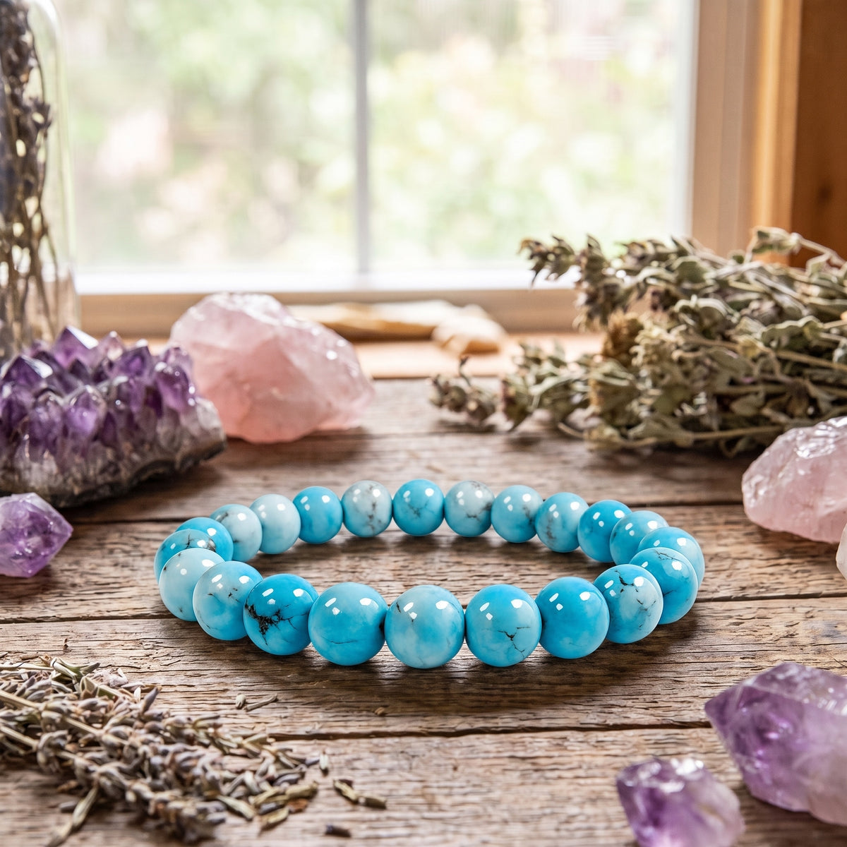 Bracelet Turquoise — Exprimer, apaiser